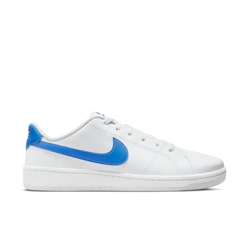 Nike Nike Court Royale 2 Next Nature Mens Sneaker, White/LT Photo Blue, 9 US