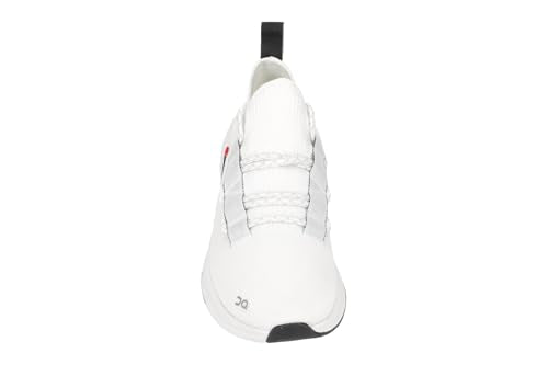 On Women's Cloudeasy Sneakers, Undyed-White | Black, 10.5 Medium US