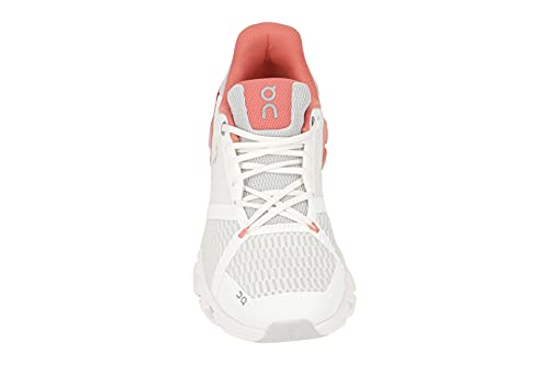 ON Running Womens Cloudflyer 2021 Road Shoes White/Coral, 10 US