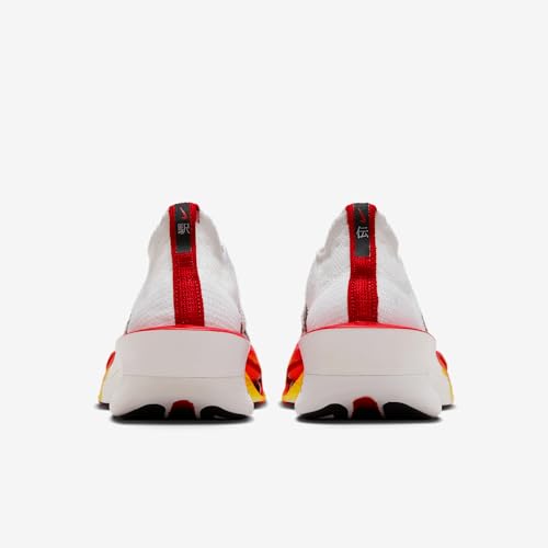 Nike Alphafly 3 Premium Men's Road Racing Shoes (HQ3501-100, White/Black/University Red/Habanero Red) Size 14