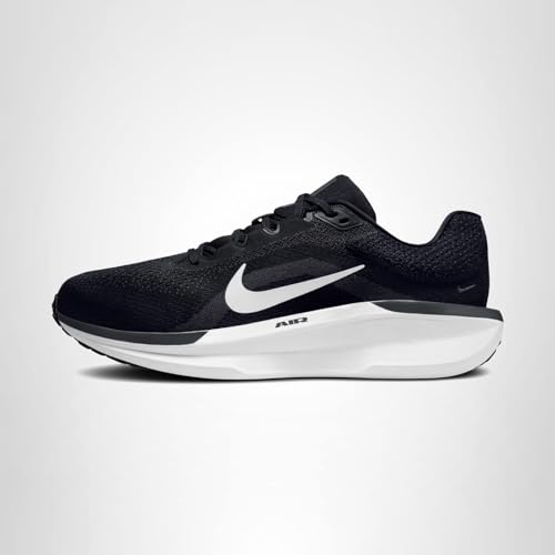 Nike Men's Winflo 11 Road Running Shoes, Black/White-Anthracite-Cool Grey, 8