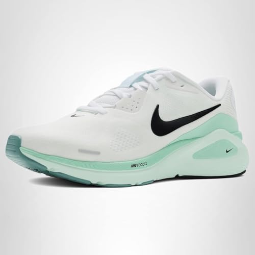 Nike Women's Structure 26 White/Black/Barely Green/Mint Foam/Cannon 7.5 X-Wide