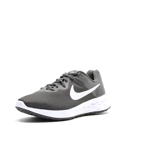 Nike Men's Revolution 5 Flyease Running Shoe, Iron Grey White Smoke Grey Black Lt Smoke Grey, 8.5