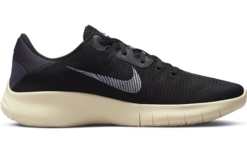 Nike Flex Experience RN 12, Men's Training, Black Indigo Haze Gridiron Coconut Milk, 9 UK