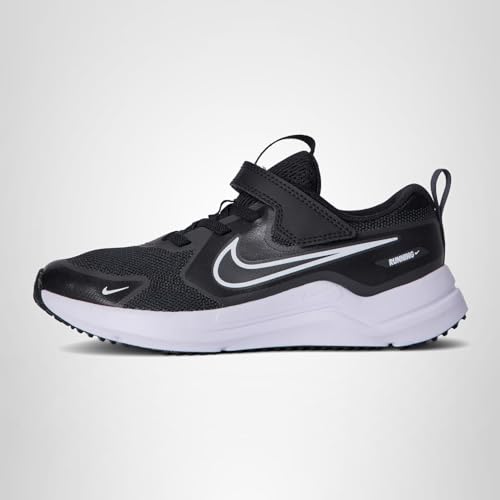 Nike Little Kid's Cosmic Runner Road Running Shoes, Black/White-Anthracite, 12C