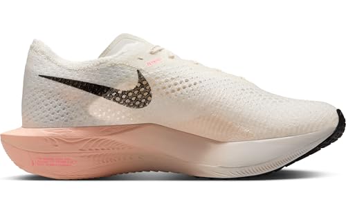 Nike Women's Vaporfly 3 Competition Running Shoes, Sail Black Crimson Tint Guava Ice, 8.5