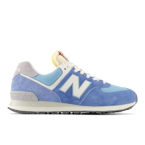 New Balance Unisex 574 V2 70s Racing Sneaker,Blue Laguna/Sea Salt,Men 11 / Women 12.5