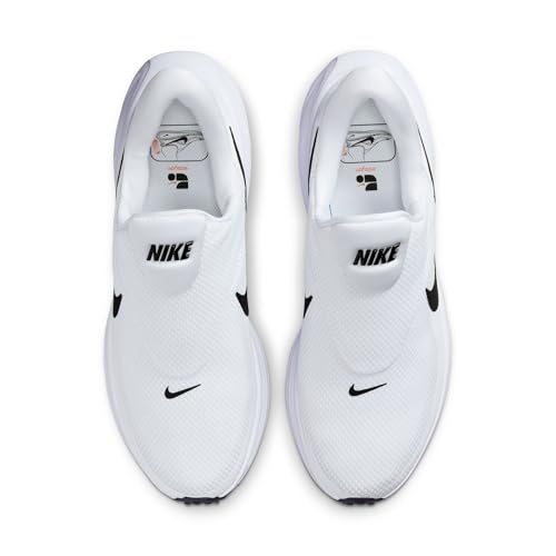 Nike Men's Revolution 8 Road Running Shoes, White/Black-Wolf Grey, 11