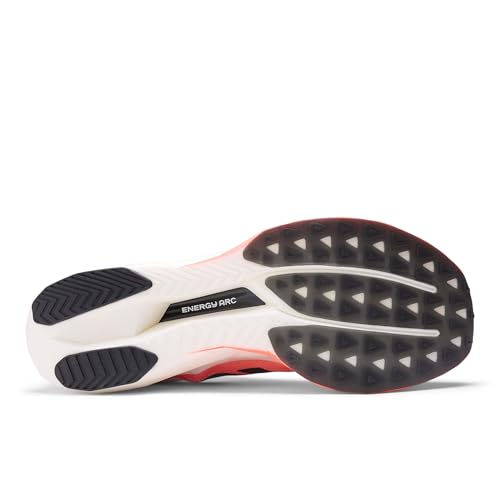 Men's New Balance FuelCell SC Elite v5 Racing Shoes in Urgent Red/White/Black alternate view 6