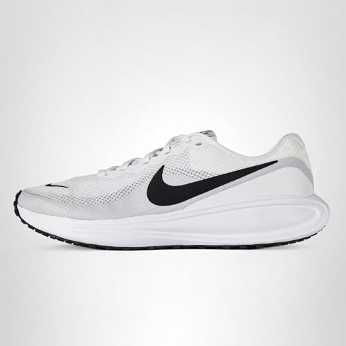 Nike Men's Revolution 8 Road Running Shoes, White/Black-Pure Platinum, 9.5