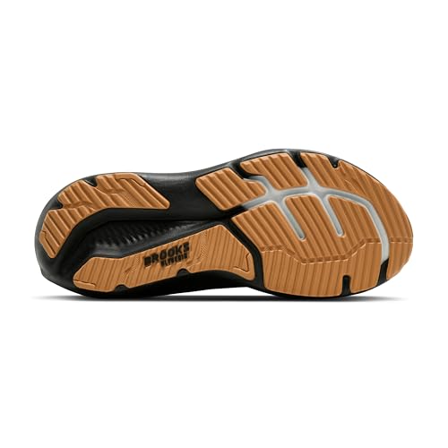 Brooks Men’s Glycerin 23 Neutral Running Shoe - Black/Ebony/Biscuit - 12 Medium