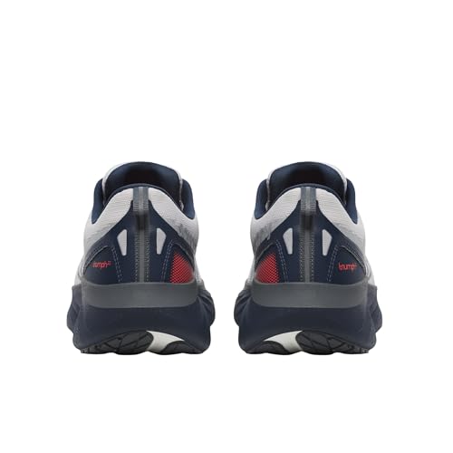 Saucony Men's Triumph 22 Sneaker, Cloud/Navy, 9