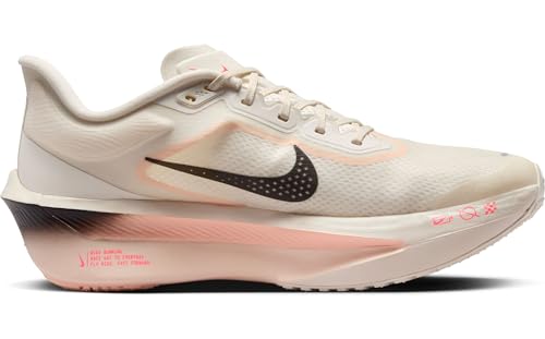 Nike Zoom Fly 6 Men's Road Running Shoe FN8454, Pale Ivory Black Crimson Tint Sail, 12 US