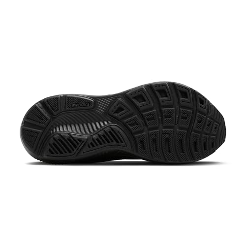 Brooks Men’s Ghost 17 Neutral Running Shoe - Black/Black/Ebony - 7.5 Medium