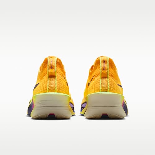 Nike Alphafly 3 Women's Road Racing Shoes (Laser Orange/Citron Pulse/Volt Ice/Indigo Burst) Size 8.5