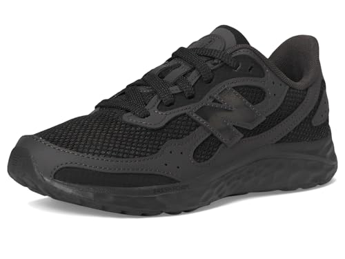 New Balance Kid's Fresh Foam Arishi Lux V1 Lace-Up Running Shoe, Black/Black Cement, 5.5 M Big Kid