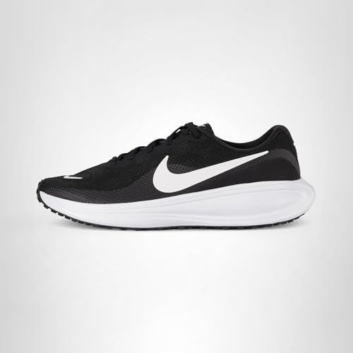 Nike Men's Revolution 8 Road Running Shoes, Black/White-Black, 10