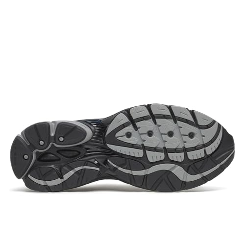 Saucony Unisex ProGrid Omni 9 Sneaker, Black/Silver, 9 Medium