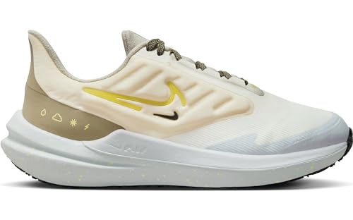 Nike Air Winflo Shield Womens Running Trainers DM1104 Sneakers Shoes (UK 7 US 9.5 EU 41, Pale Ivory high Voltage 100)