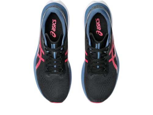 ASICS Women Magic Speed 4 Running Shoe, BLACK/WINTER SEA, 11