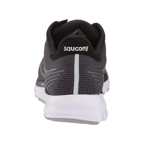 Saucony Men's Ride 14 Sneaker, Charcoal/Black, 12