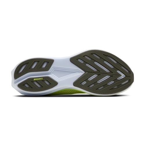 Brooks Men’s Hyperion 3 Neutral Running Shoe - Sunny Lime/Olive/White - 9.5 Medium