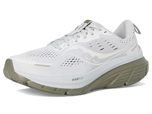 Saucony Men's Guide 18 Sneaker, Cloud/Olive, 13