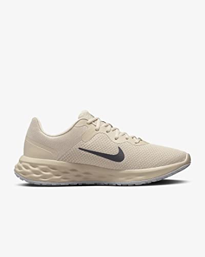 NIKE Revolution 6 Nn, Men's Running Shoes, Oatmeal Gridiron Oxygen Purple, 10.5 AU