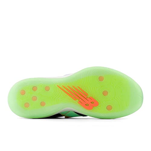New Balance Unisex FuelCell Lindor V2 Turf Baseball Shoe,Black/Neon Dragonfly/Electric Jade,Men 11 / Women 12.5