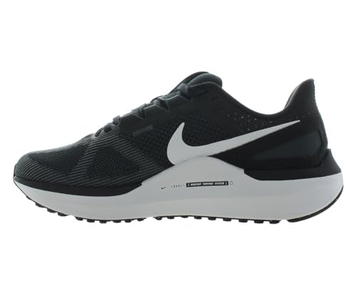 NIKE Air Zoom Structure 25 Men's Trainers, Black Laser Fuchsia Anthracite, 10.5 US