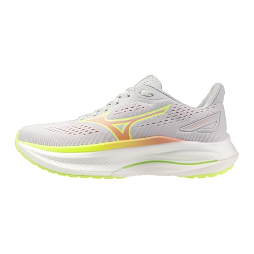 Mizuno Women's Wave Inspire 22 Wide – Cloudscape/Desert Flower – 9 side view