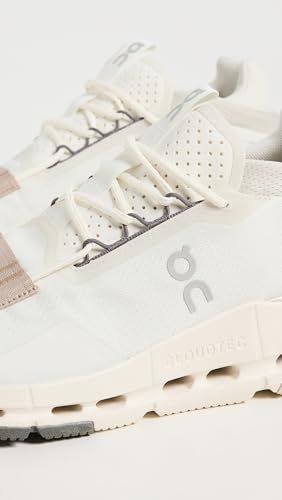 On Women's Cloudnova 2 Sneakers, Ice/Sand, 9 Medium US