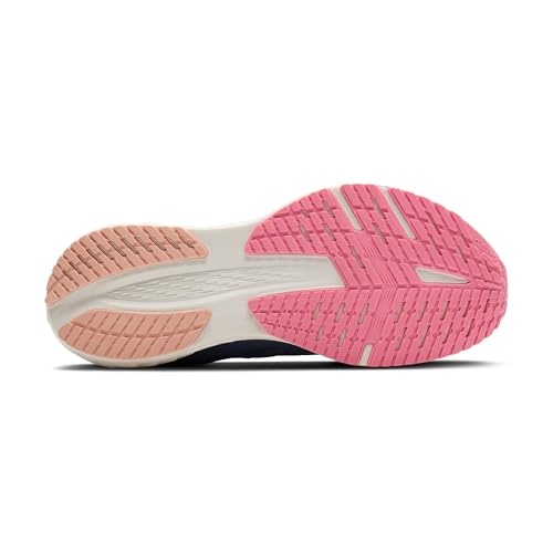 Brooks Women’s Launch 11 Neutral Running Shoe - Peacoat/Blue/Peach - 7.5 Medium