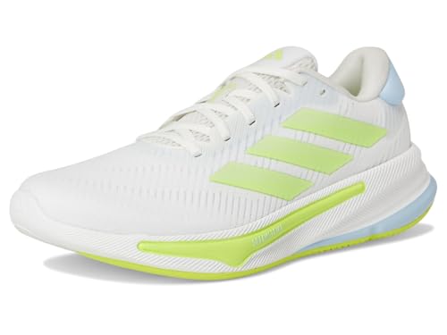 Adidas Men's Supernova Ease Running, Crystal White/Matte Silver/Yellow, 12