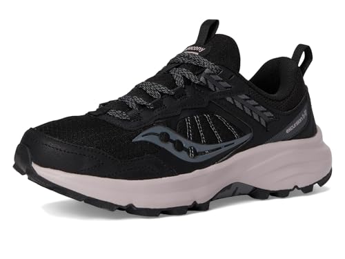 Saucony Women's Excursion Tr17 Sneaker, Black/Woodrose, 8.5