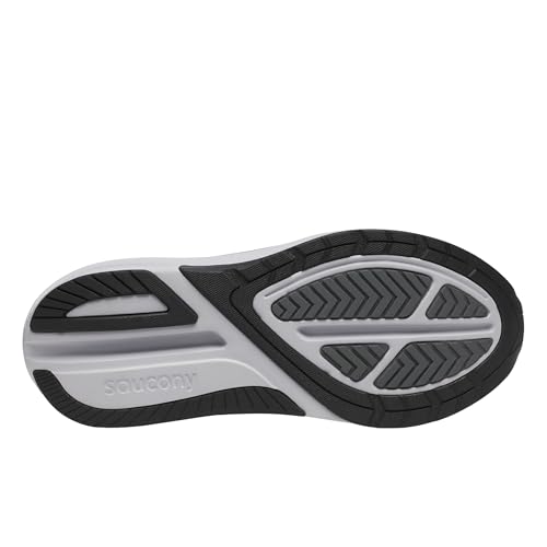 Saucony Men's Echelon 10 Sneaker, Carbon/Black, 12.5