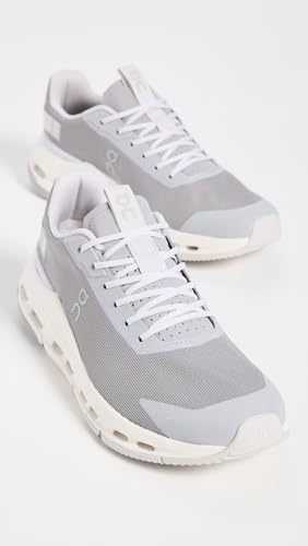 On Women's Cloudnova Form 2 Sneakers, Fog/Lavender, 9.5 Medium US