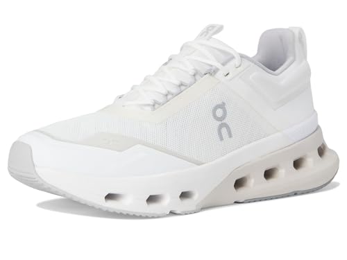On Womens, Cloudnova X White/Glacier 8.5 Medium