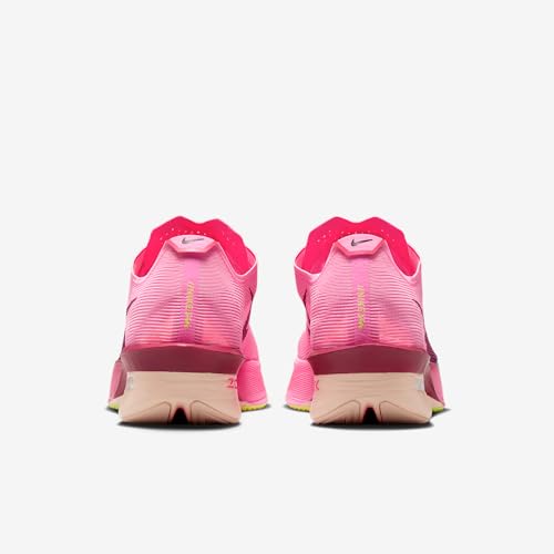 Nike Vaporfly 4 Women's Road Racing Shoes (Pink Spell/Hyper Pink/Volt Ice/Bordeaux) Size 9.5
