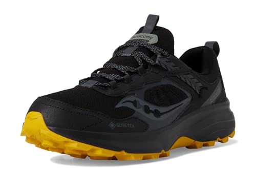 Saucony Men's Excursion Tr17 GTX Sneaker, Black/Oak, 11