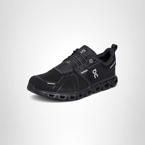 On Men's Cloud 6 WP Sneakers, Black/Black, 10 Medium US