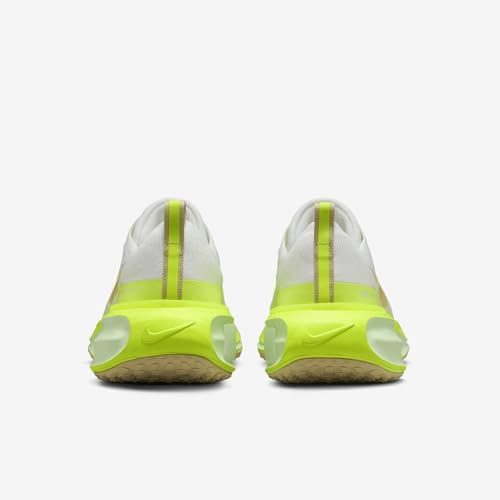 Nike Invincible 3 Men's Road Running Shoes (DR2615-104, White/Volt/Sail/Team Gold) Size 10