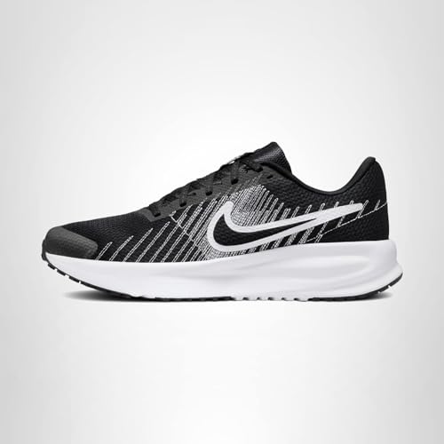 Nike Men's Run Defy Road Running Shoes, Black/White, 11