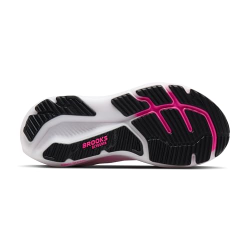 Brooks Women’s Glycerin 23 Neutral Running Shoe - White/Phantom/Cyber Pink - 9.5 Medium