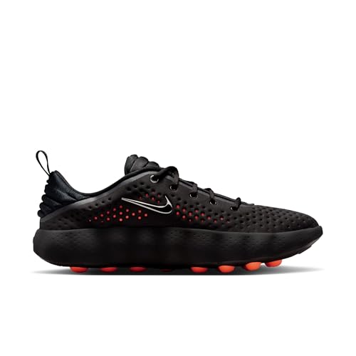 Nike Mind 002 Black Hyper Crimson, HQ4308-001, Futuristic Hybrid Sneaker, Knit, Sensory Footwear, Black Hyper Crimson, 28.0 cm