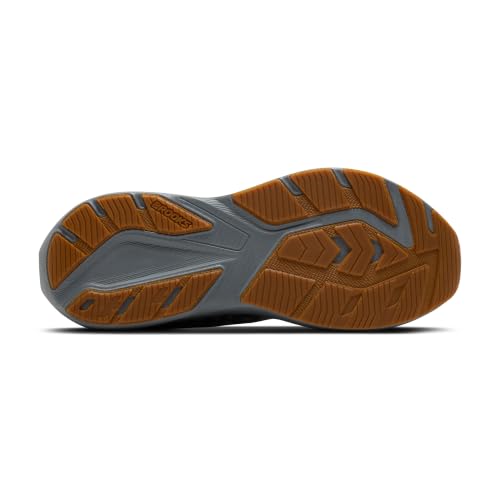 Brooks Men’s Ghost AMP Neutral Running Shoe - Primer/Ebony/Oyster - 10 Medium