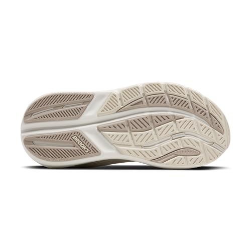Brooks Women’s Ghost Max 3 Neutral Running & Walking Shoe - Coconut/Chateau Grey/Blue - 8 Medium