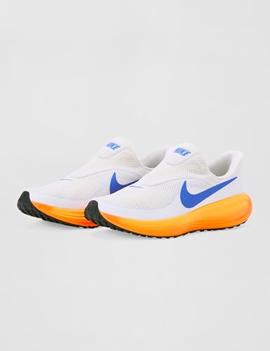 Nike Men's Revolution 8 EasyOn Road Running Shoes, White/Blue Crystal-Hydrogen Blue, 12