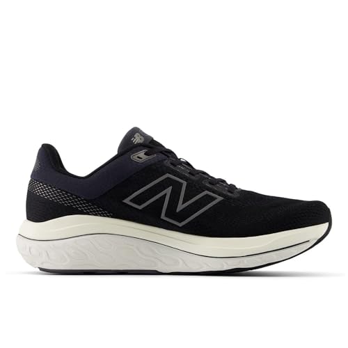 New Balance Men's Fresh Foam X 860 V14 Running Shoe, Black/Phantom/Sea Salt, 12 M
