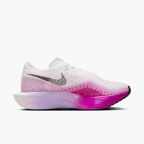 Nike Vaporfly 3 Women's Road Racing Shoes (DV4130-104, White/Vivid Purple/Purple) Size 7